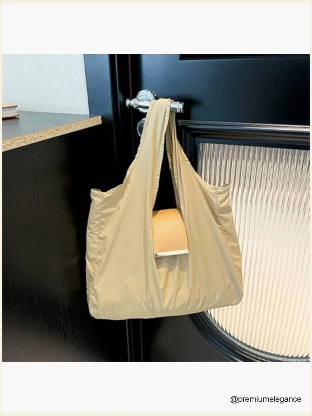 Foldable Keychain Tote Bag, Large Capacity Reusable Shopping Tote, Portable